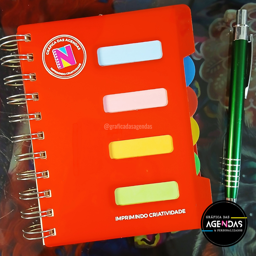 Caderno Organized+ (com divisórias)